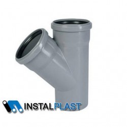 Тройник канализационный INSTALPLAST ПП 110/110/45(INT11011045) Тройник канализационный INSTALPLAST ПП 110/110/45(INT11011045)