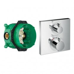 ECOSTAT Square ��������� ��� �����, �� 2 ����������� + IBOX universal ������� ����� ��� ��������� (� �������) (15714000+01800180)