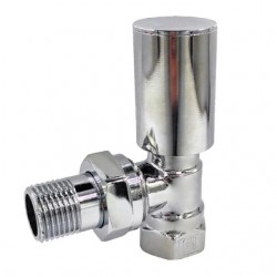 Кран радиаторный Хром FADO 1/2" угловой верхний(RC01) Кран радиаторный Хром FADO 1/2" угловой верхний(RC01)