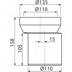 �������� ��� ������� AlcaPlast ��������������� 158 �� (�92)