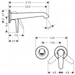 Axor Bouroullec ��������� ��� ��������, ������������ (19125000)
