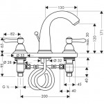 Axor ��������� ��� ��������, �� 3 ���������, � ���������� ���������� (17134090)