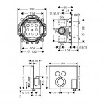 SHOWER Select ��������� ��� 2� ������������, �� + IBOX universal ������� ����� ��� ��������� (� �������) (15765000+01800180)