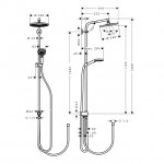 LOGIS LOOP ����� ���������� + Showerpipe Reno (71151000+71244000+27270000) (1272019)